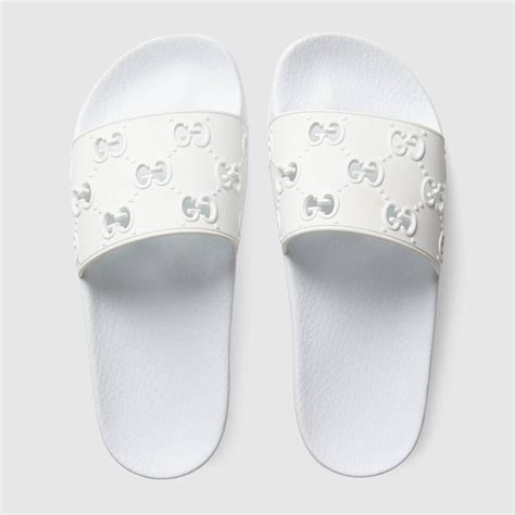 cheap gucci slides white|gucci slides outlet.